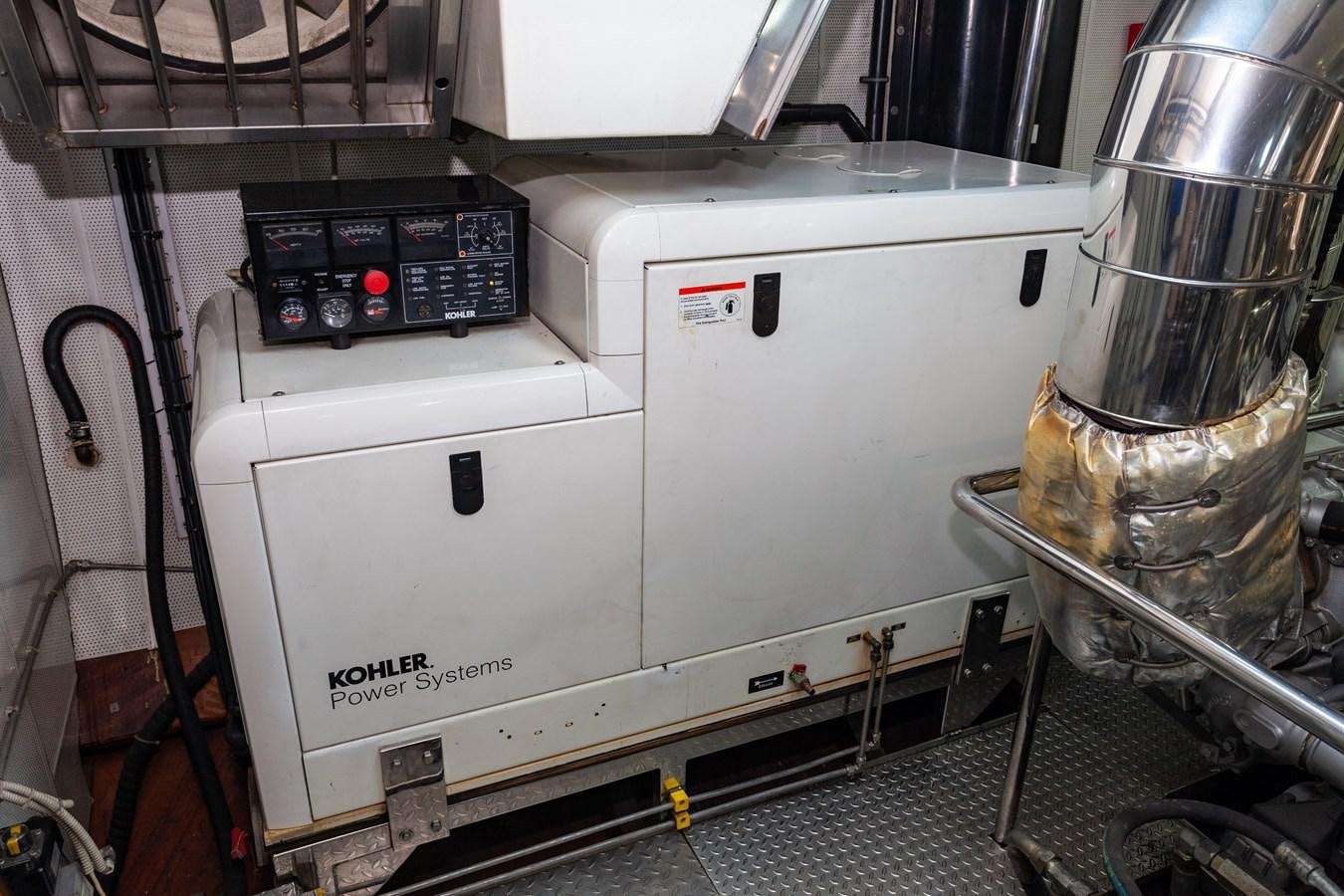 a machine with a large metal object aboard SUNRISE Yacht for Sale