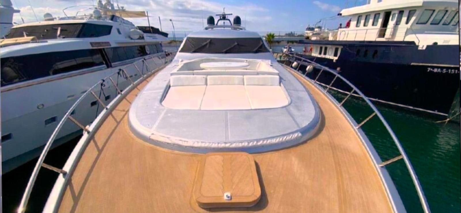 a boat on a river aboard ESCAPE MANA Yacht for Sale