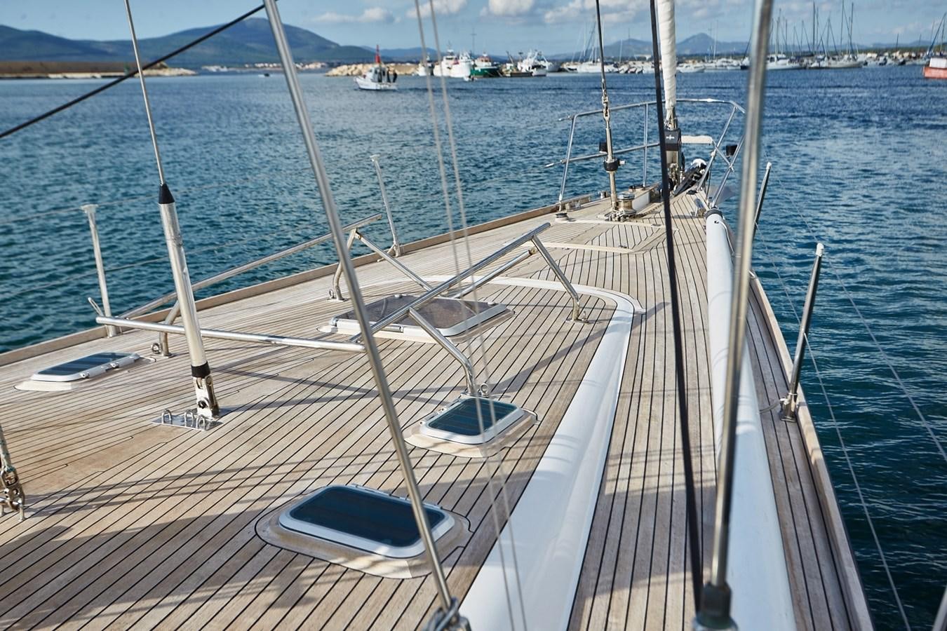 a boat on the water aboard FAR OUT Yacht for Sale