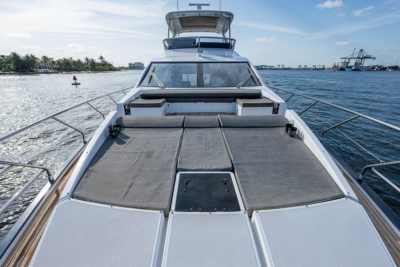a boat on a body of water aboard FITZ SEA Yacht for Sale