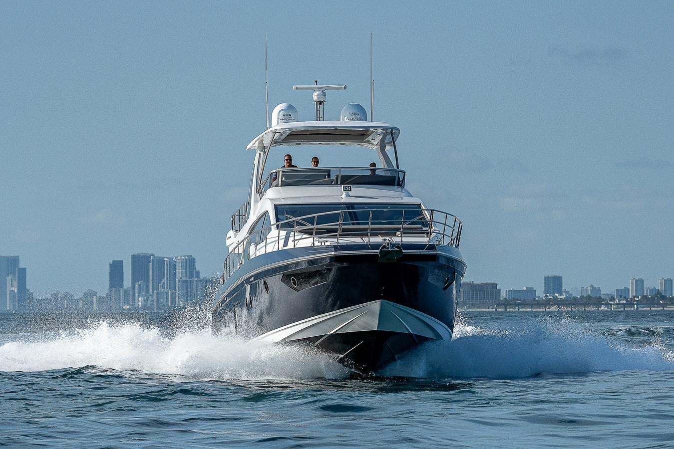a large boat on the water aboard FITZ SEA Yacht for Sale