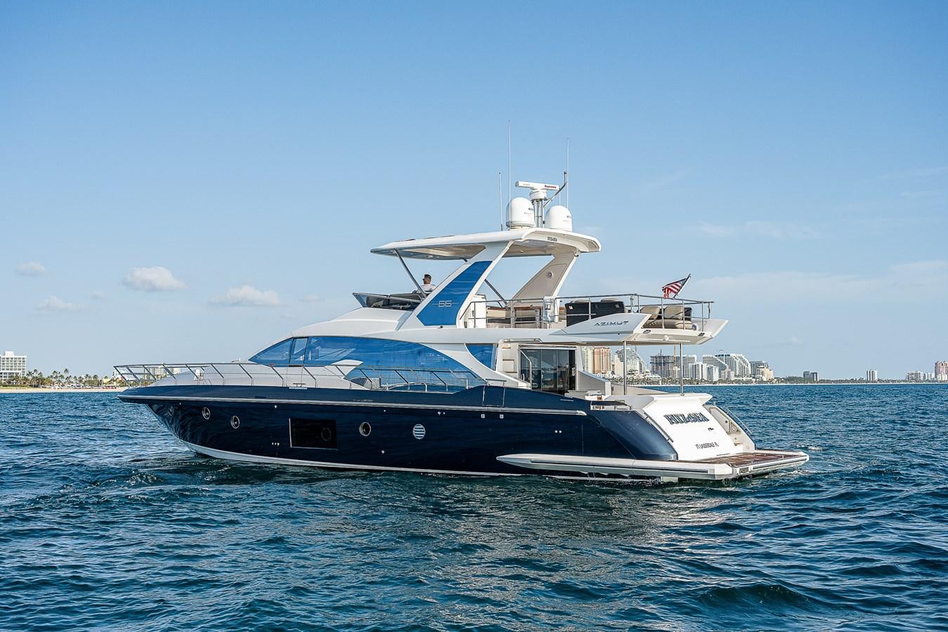 a boat on the water aboard FITZ SEA Yacht for Sale