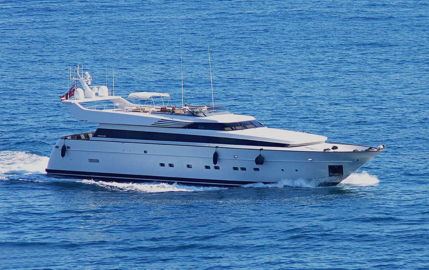 a white yacht in the water aboard SPYK Yacht for Sale