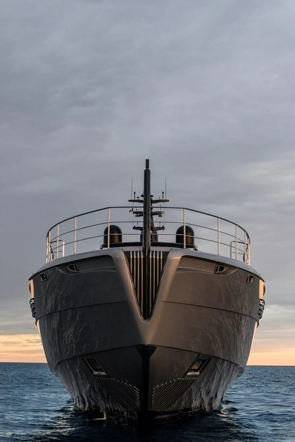 a large boat in the water aboard CHORUSLINE Yacht for Sale