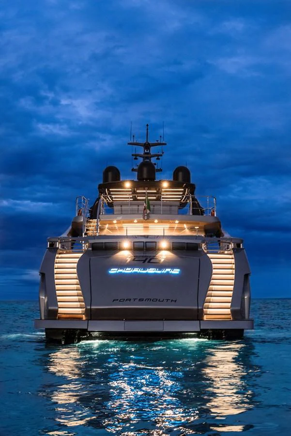 a ship in the water aboard CHORUSLINE Yacht for Sale