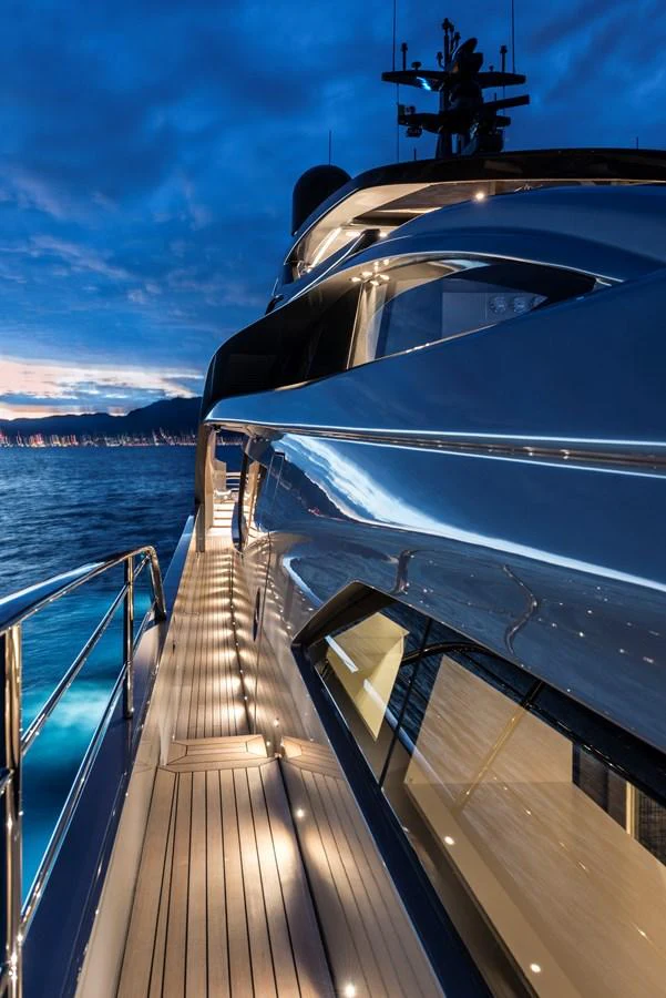 a boat on a body of water aboard CHORUSLINE Yacht for Sale
