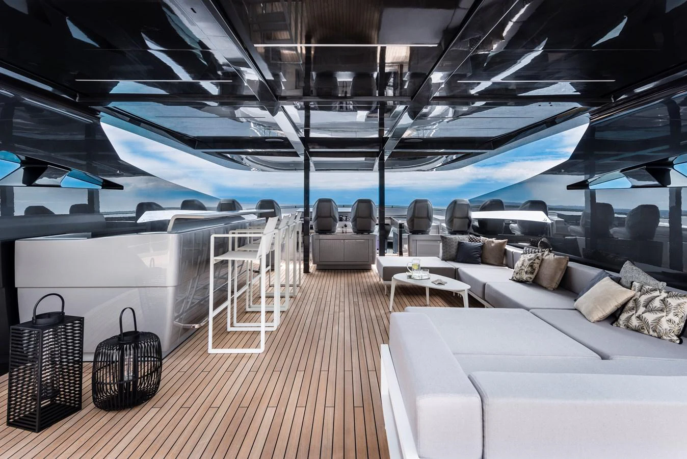 inside of a yacht aboard CHORUSLINE Yacht for Sale