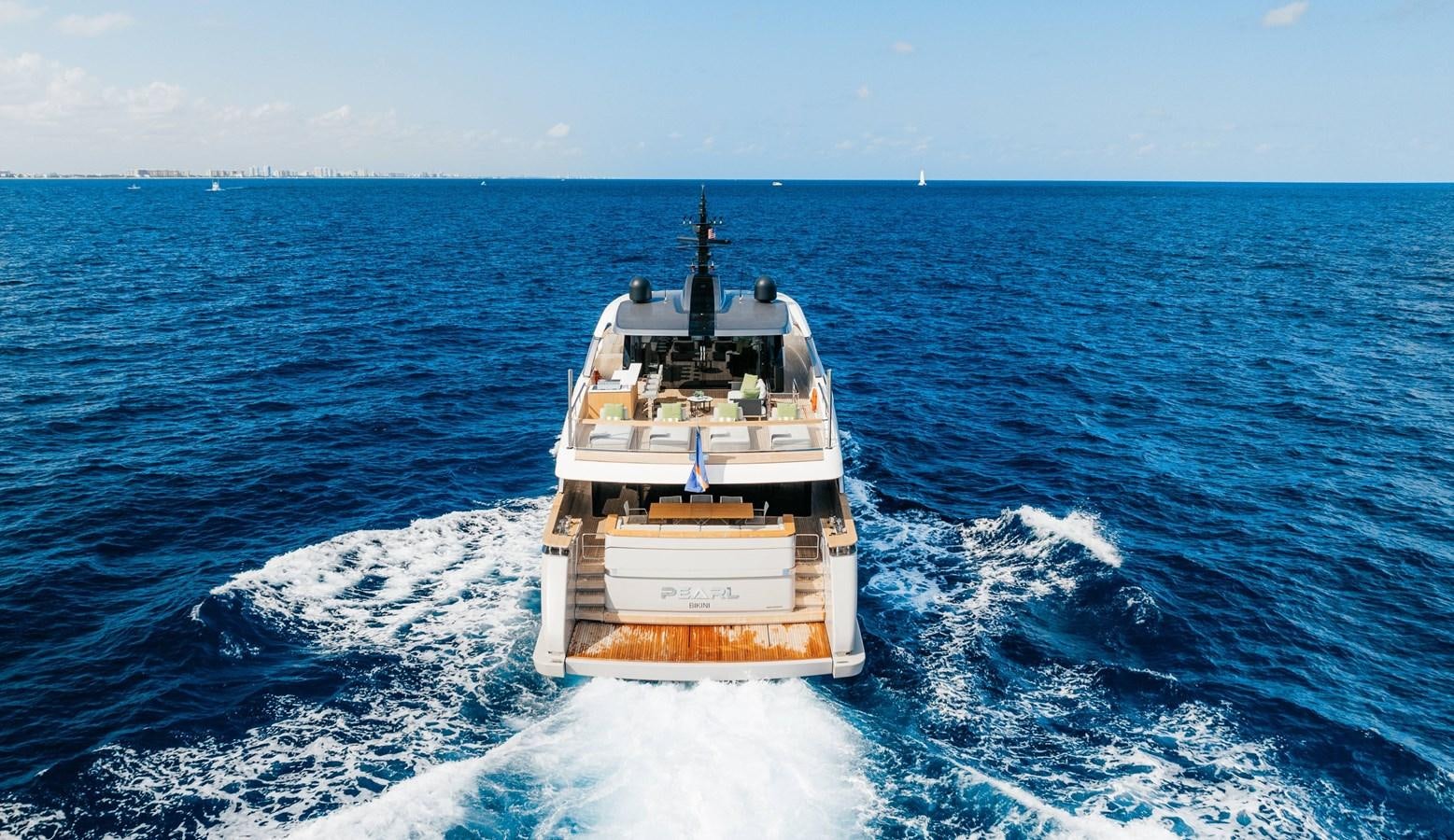 a boat on the water aboard PEARL Yacht for Sale