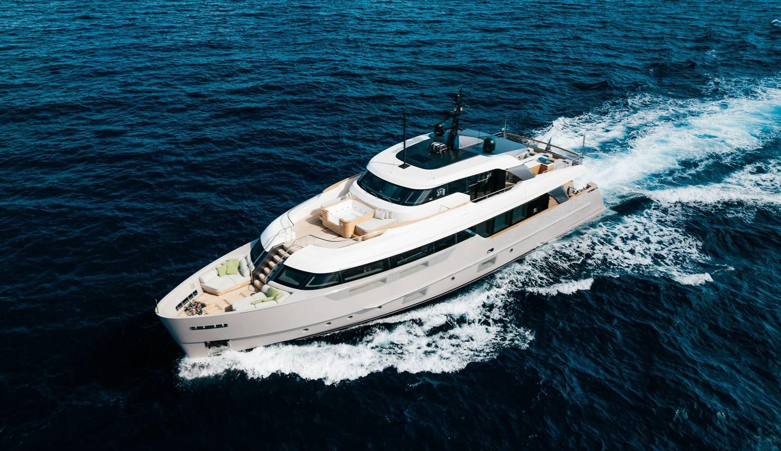 a boat on the water aboard PEARL Yacht for Sale