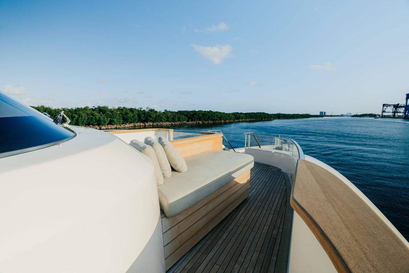 a boat on the water aboard PEARL Yacht for Sale