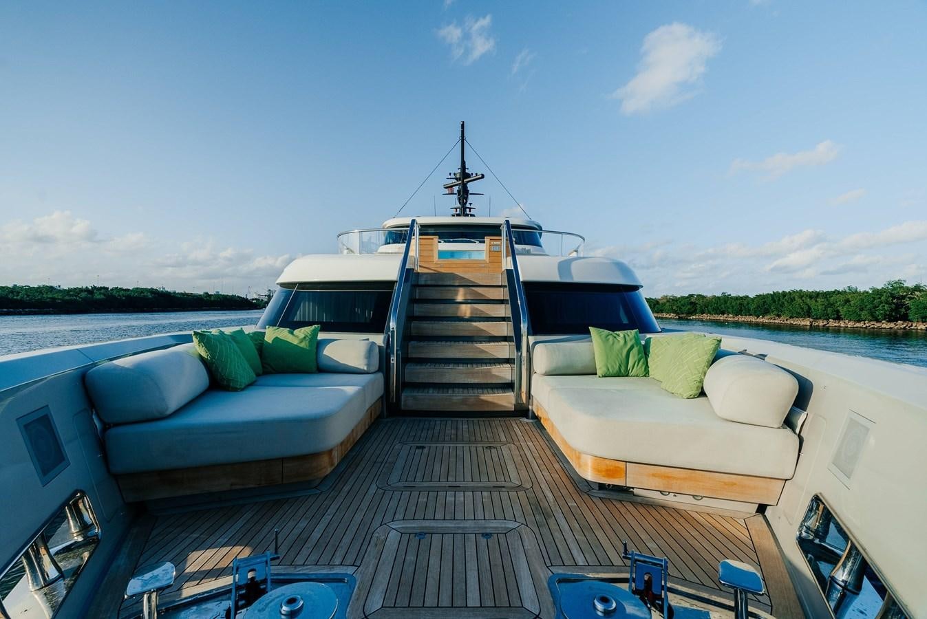 a boat on a boat aboard PEARL Yacht for Sale