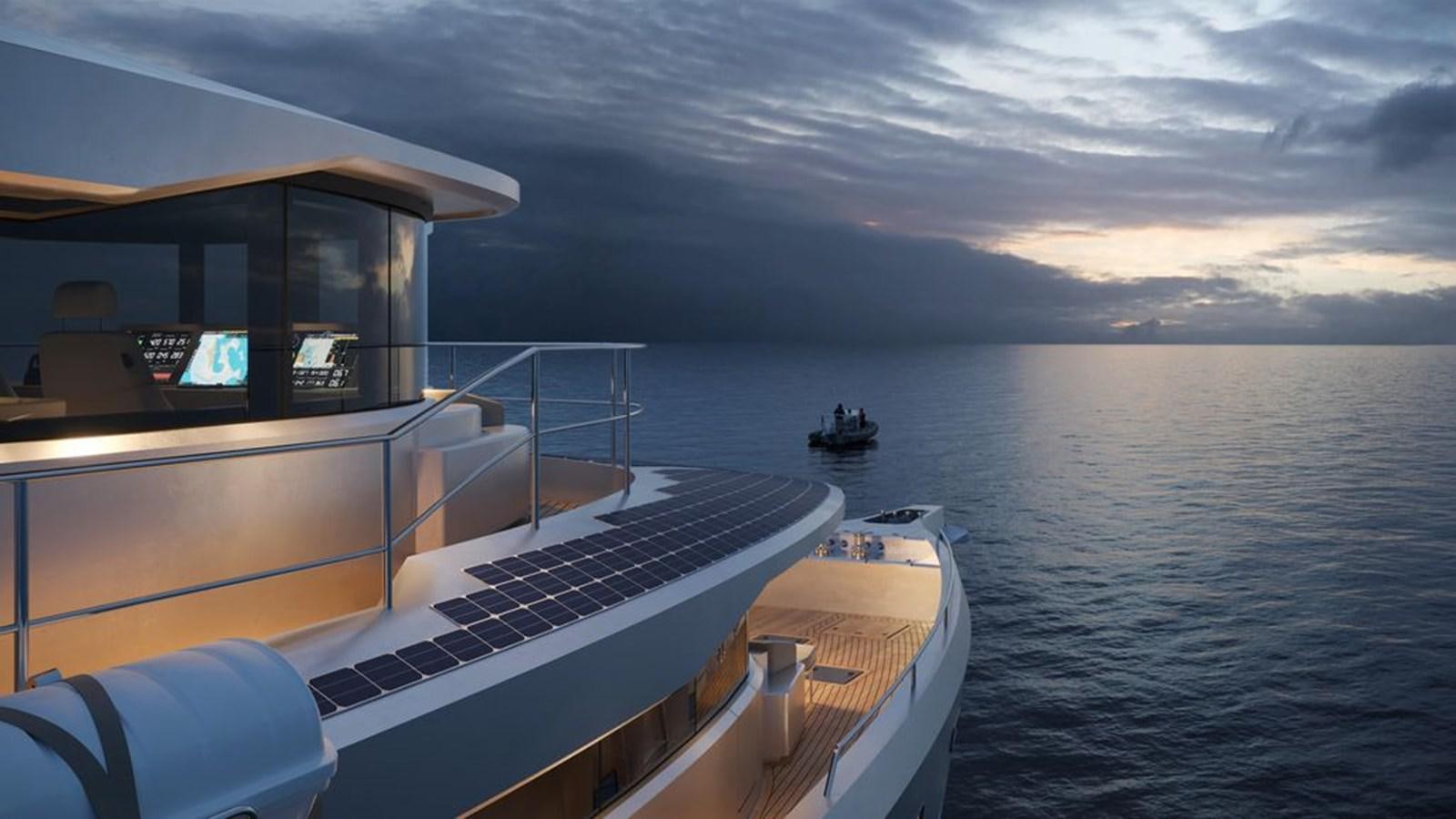 a boat on the water aboard 2024 ARKSEN 85 - SEATTLE Yacht for Sale