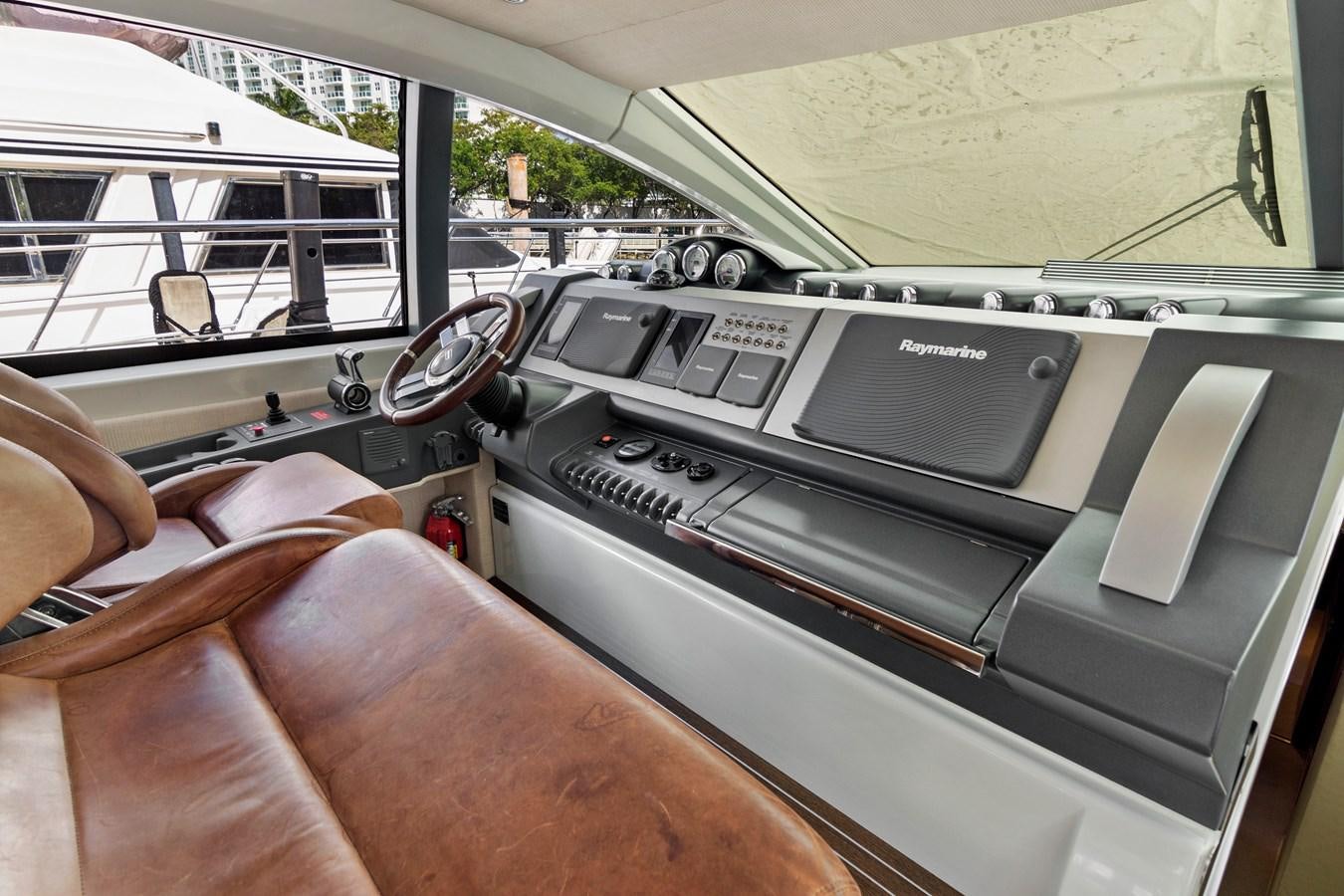 the inside of a car aboard BLIND SQUIRREL Yacht for Sale