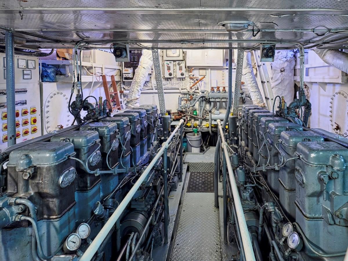 a factory with machinery aboard MIDNIGHT SUN Yacht for Sale