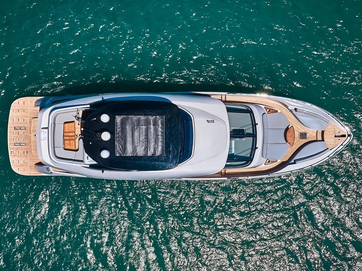 a white and black object on a green surface aboard DIVA RITA Yacht for Sale