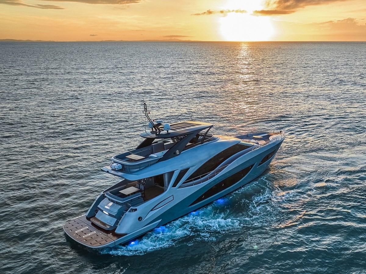 a boat in the water aboard DIVA RITA Yacht for Sale