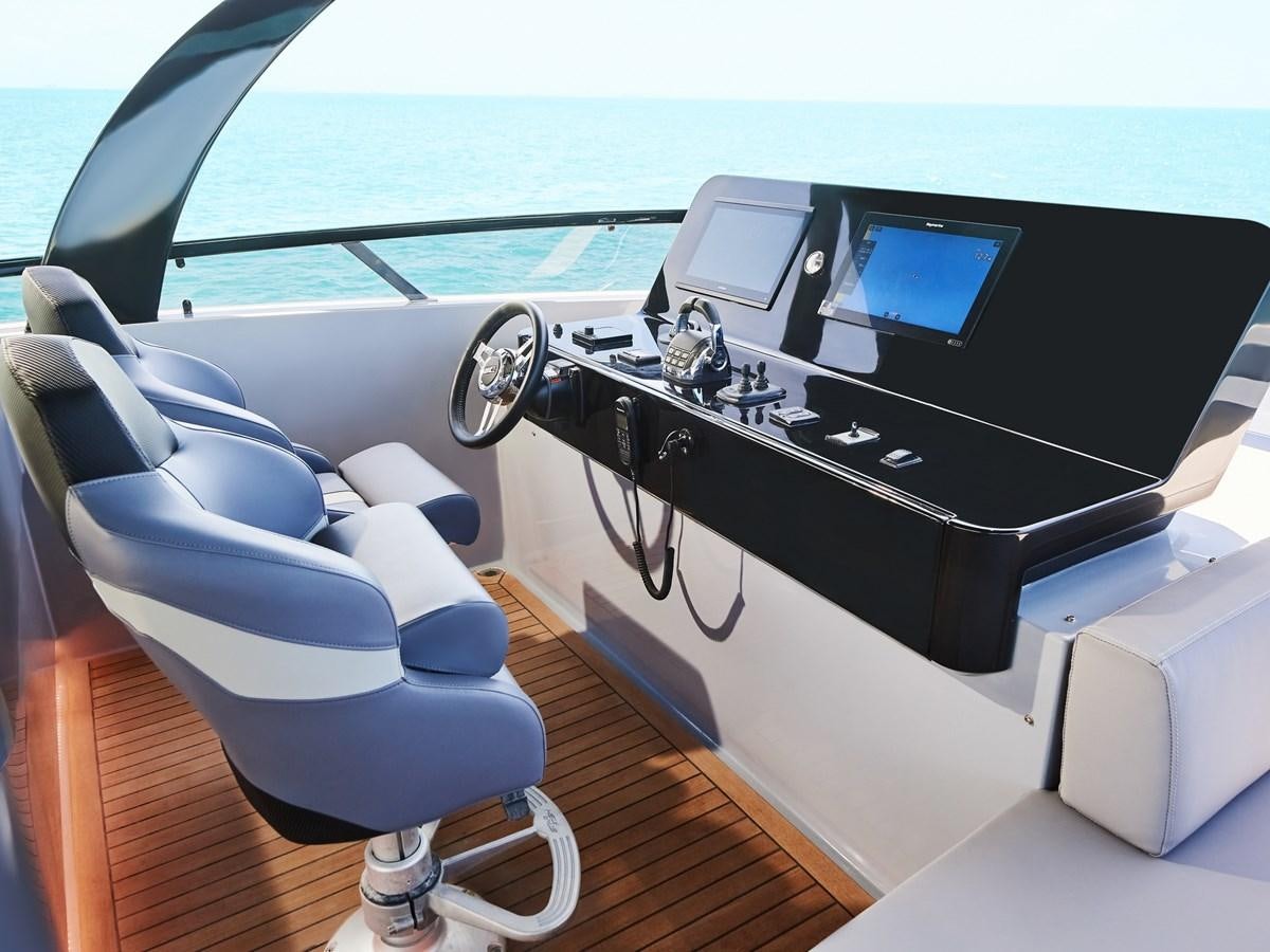 a room with a desk and a chair and a computer aboard DIVA RITA Yacht for Sale