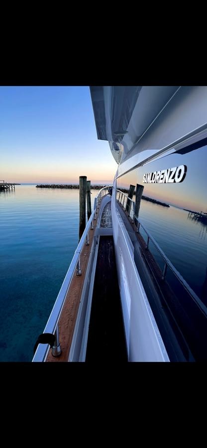 a boat on the water aboard KIND OF BLUE Yacht for Sale