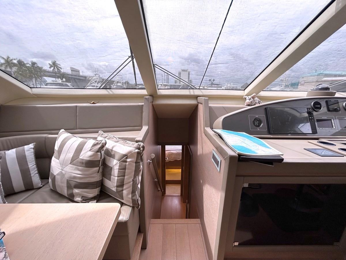 inside of a car aboard KIND OF BLUE Yacht for Sale