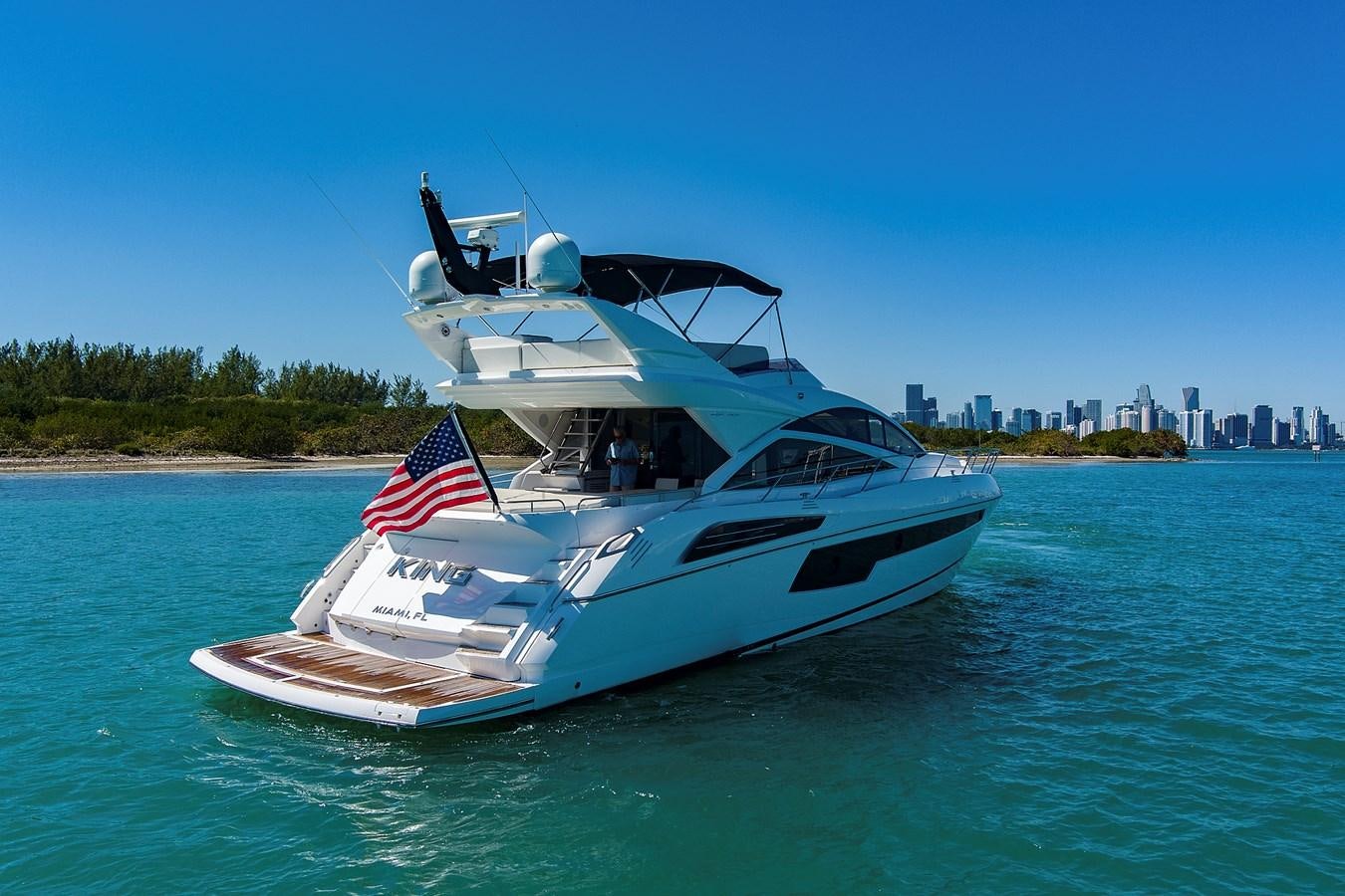 a boat on the water aboard KING Yacht for Sale