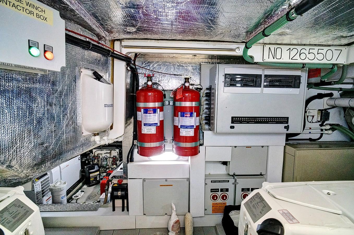 a laboratory with a few equipment aboard KING Yacht for Sale
