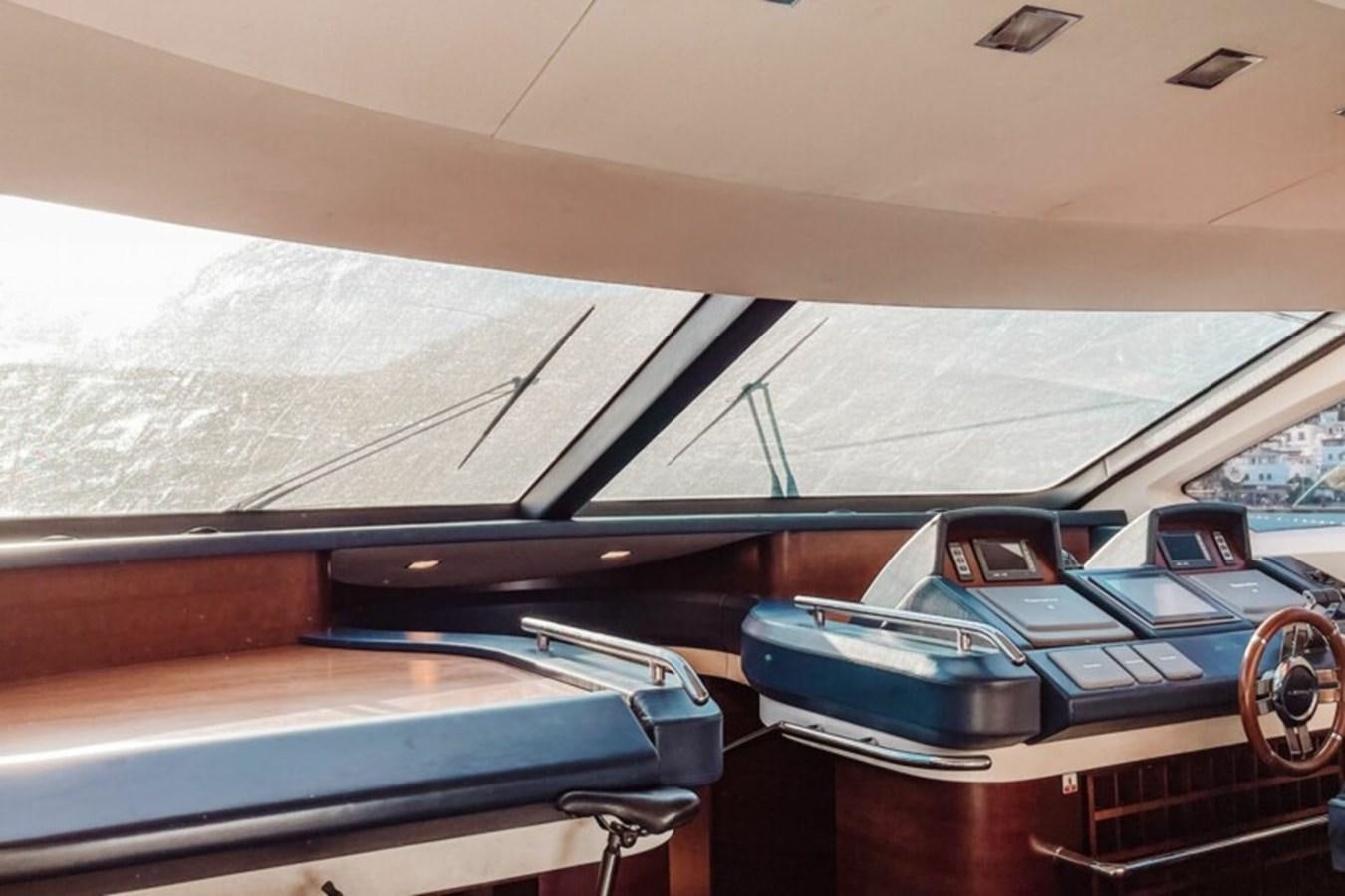 inside of a car aboard C Yacht for Sale