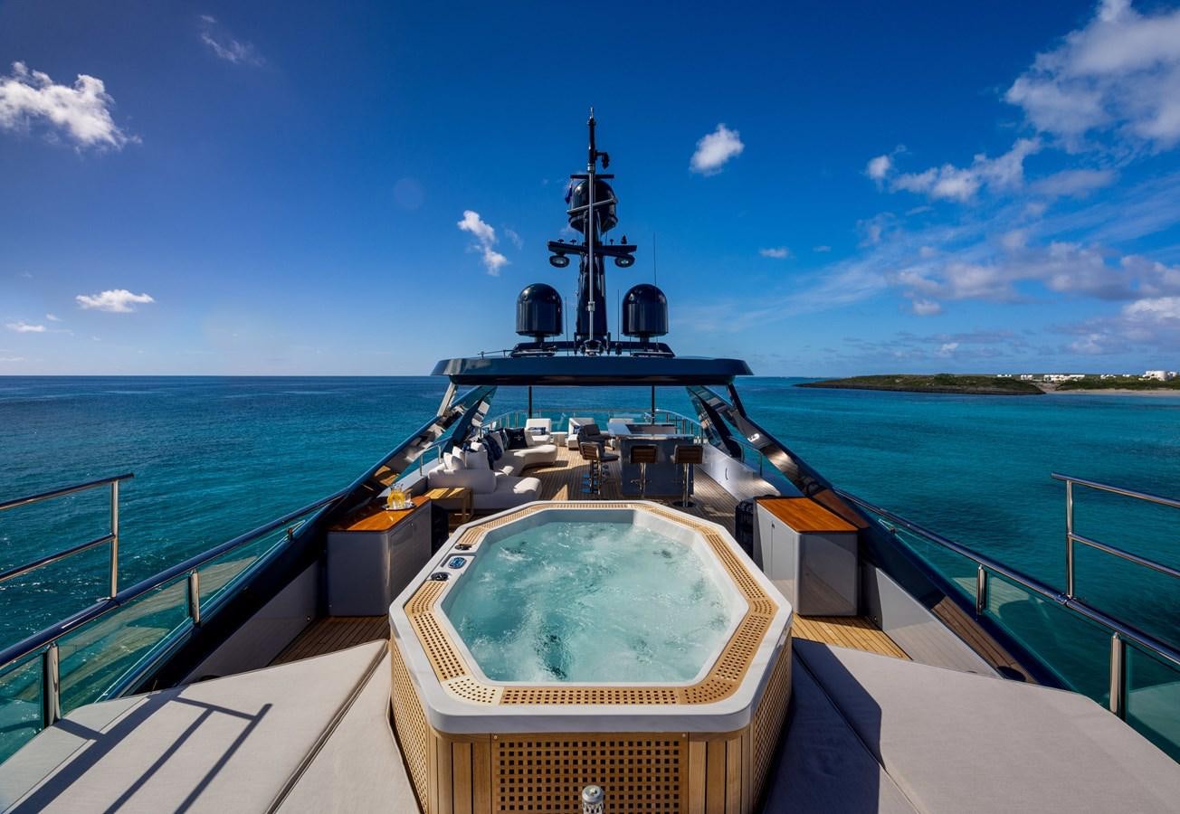 a ship on a body of water aboard ANCORA Yacht for Sale