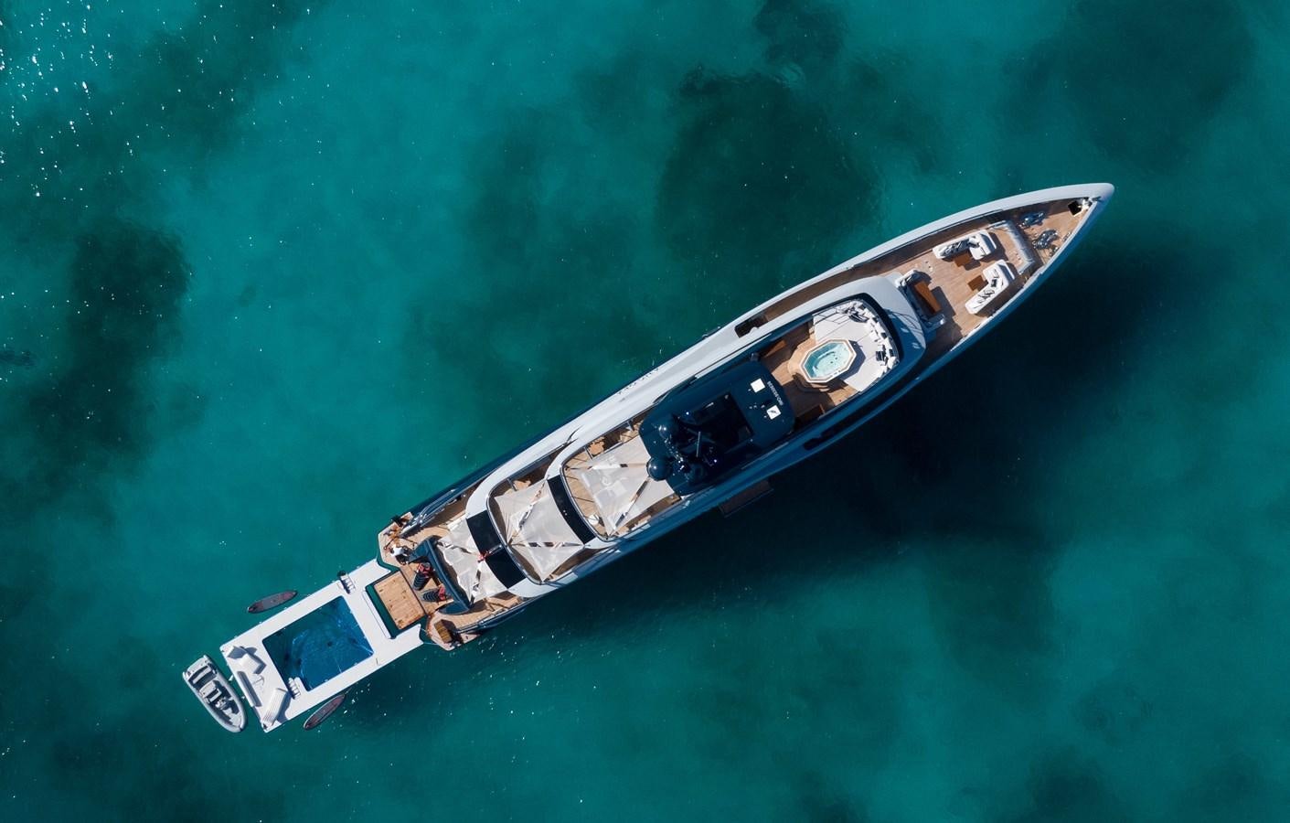 a satellite in the water aboard ANCORA Yacht for Sale