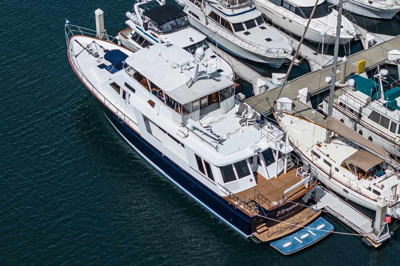 a group of boats docked aboard NIRVANA Yacht for Sale