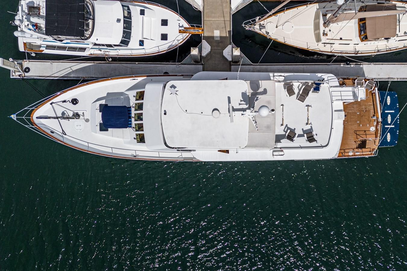 a boat on the water aboard NIRVANA Yacht for Sale