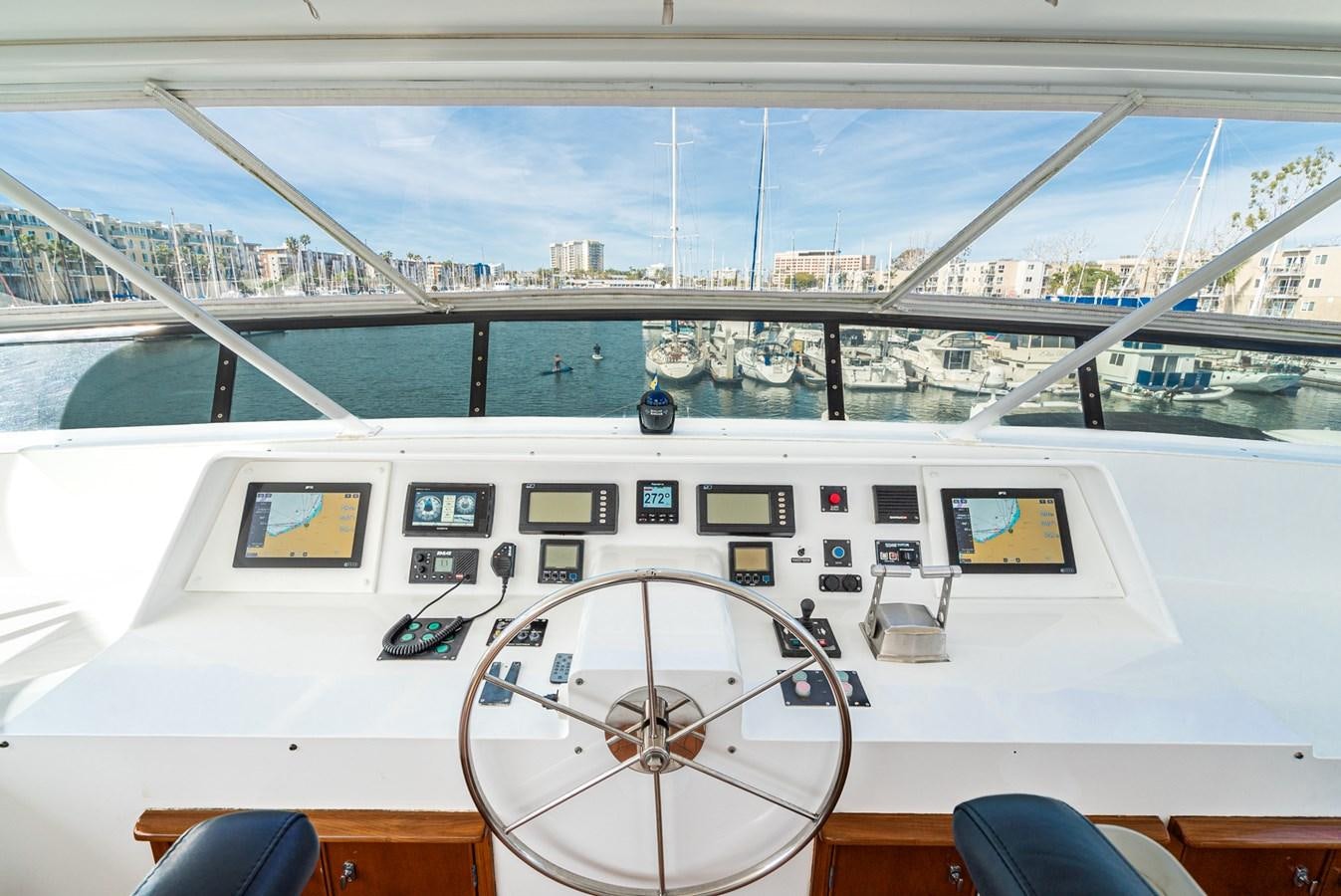 inside of a boat aboard NIRVANA Yacht for Sale