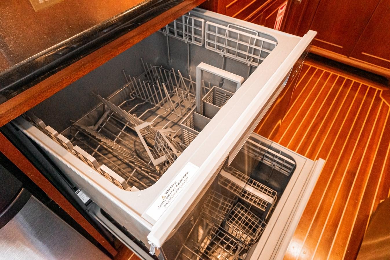 a computer tower with a screen aboard NIRVANA Yacht for Sale