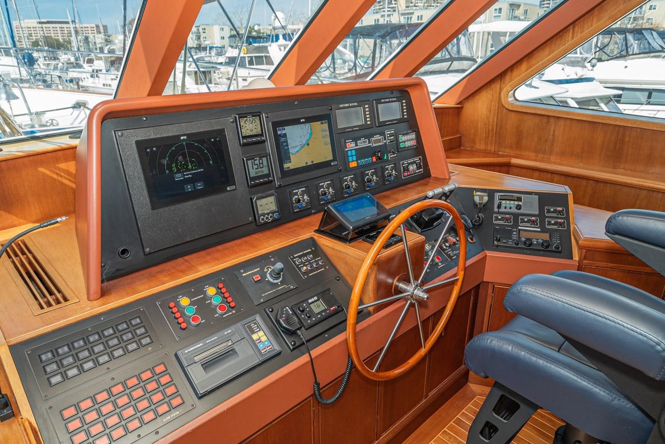 inside of a boat aboard NIRVANA Yacht for Sale