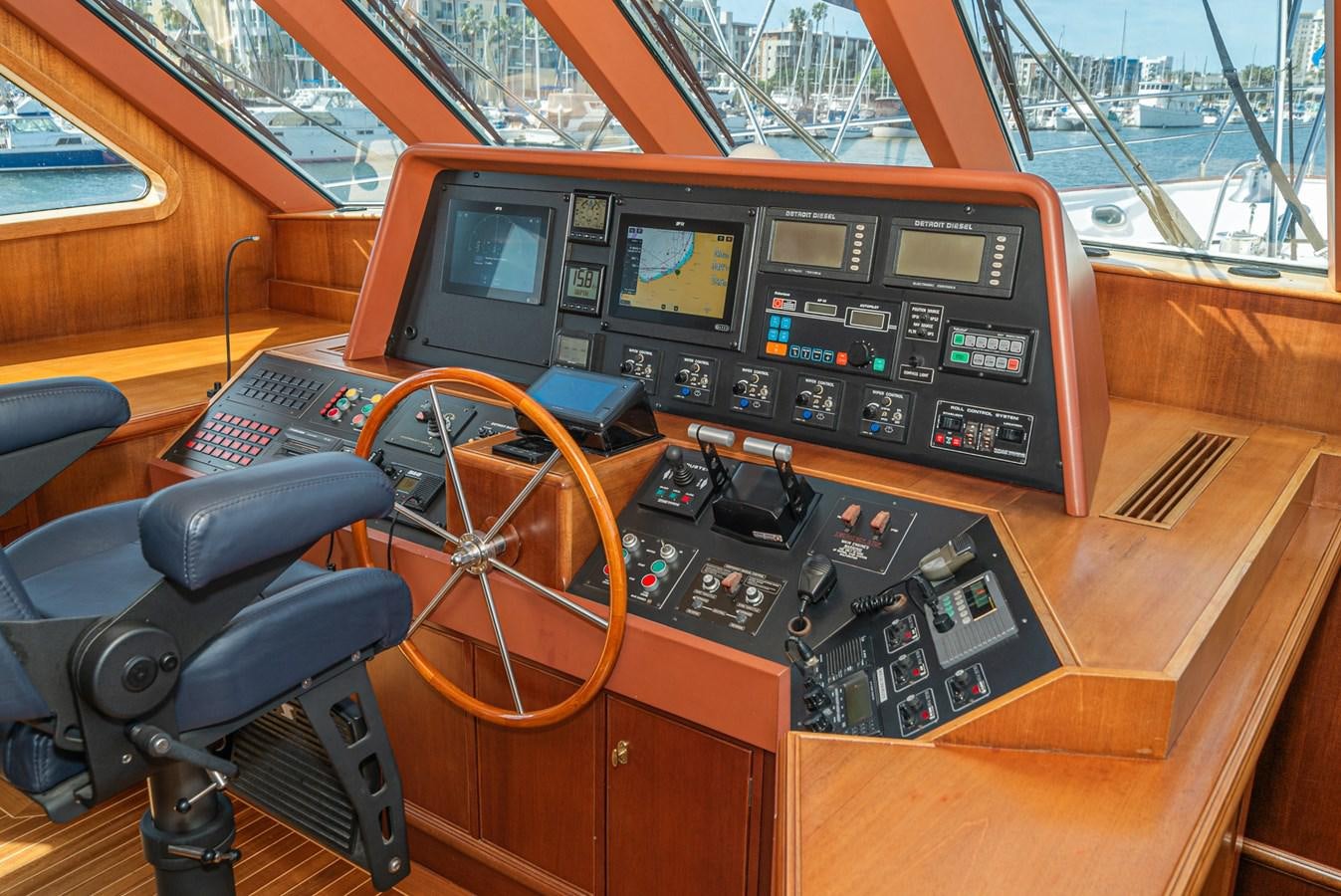 inside of a boat aboard NIRVANA Yacht for Sale