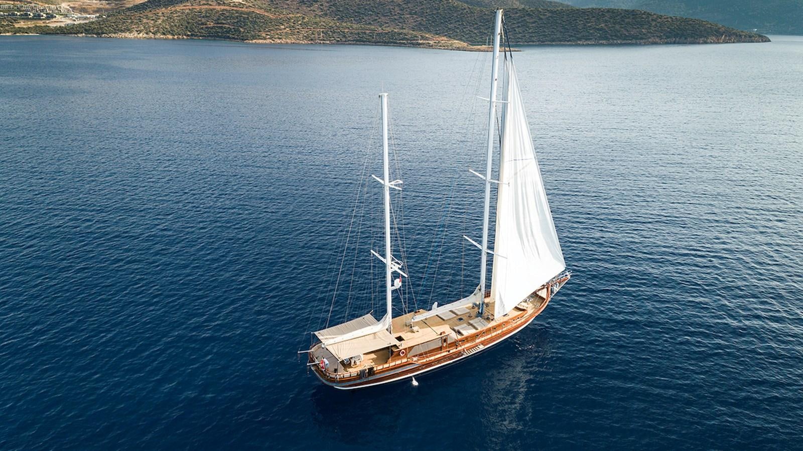 a boat on the water aboard QUEEN OF DATCA Yacht for Sale