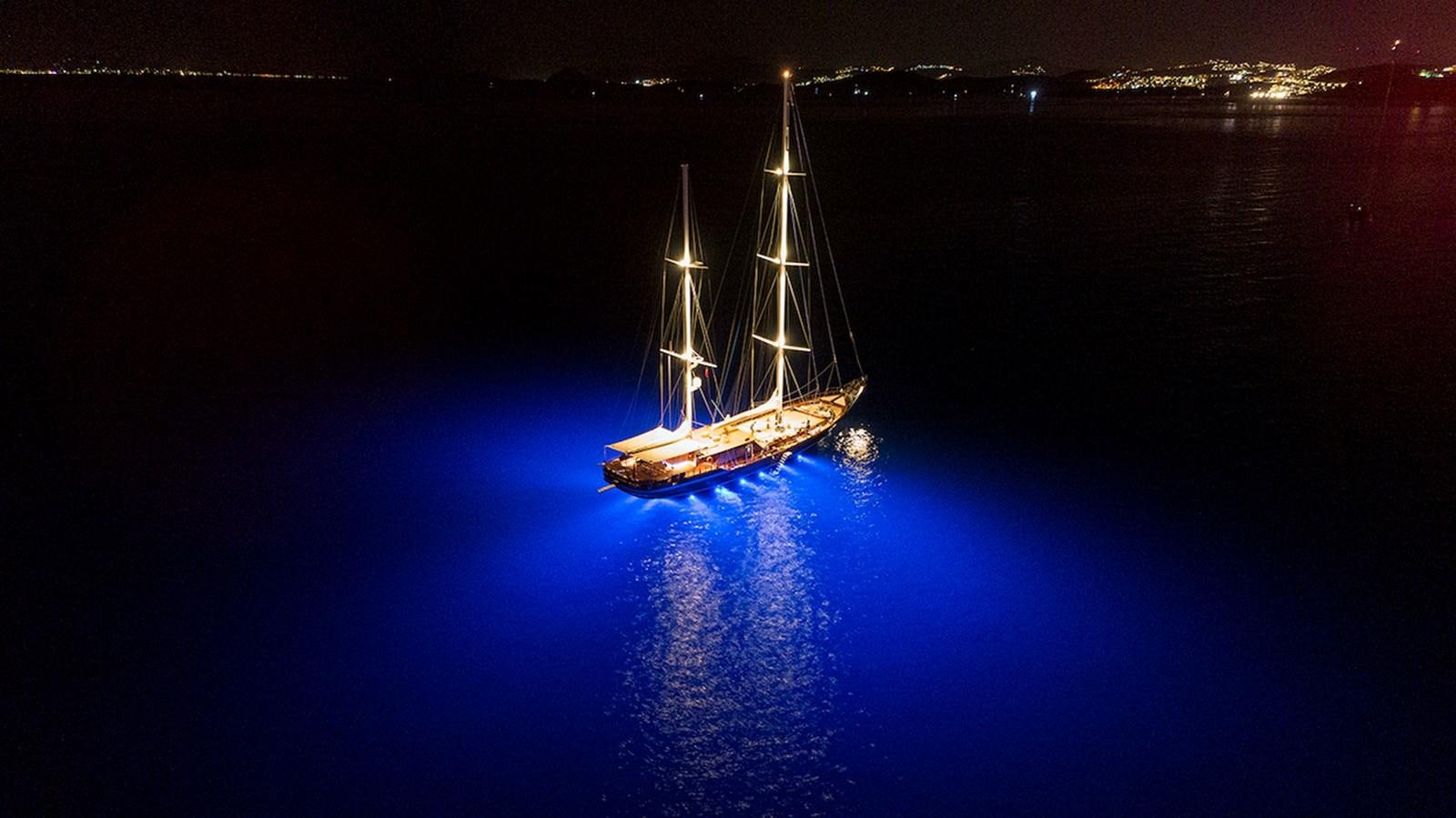 a tall ship in the water aboard QUEEN OF DATCA Yacht for Sale
