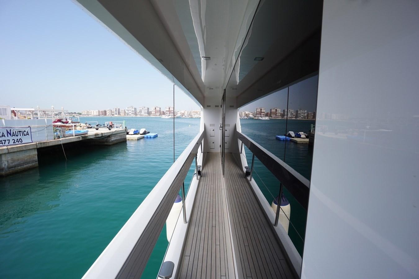 a dock with boats on it aboard HORIZON Yacht for Sale