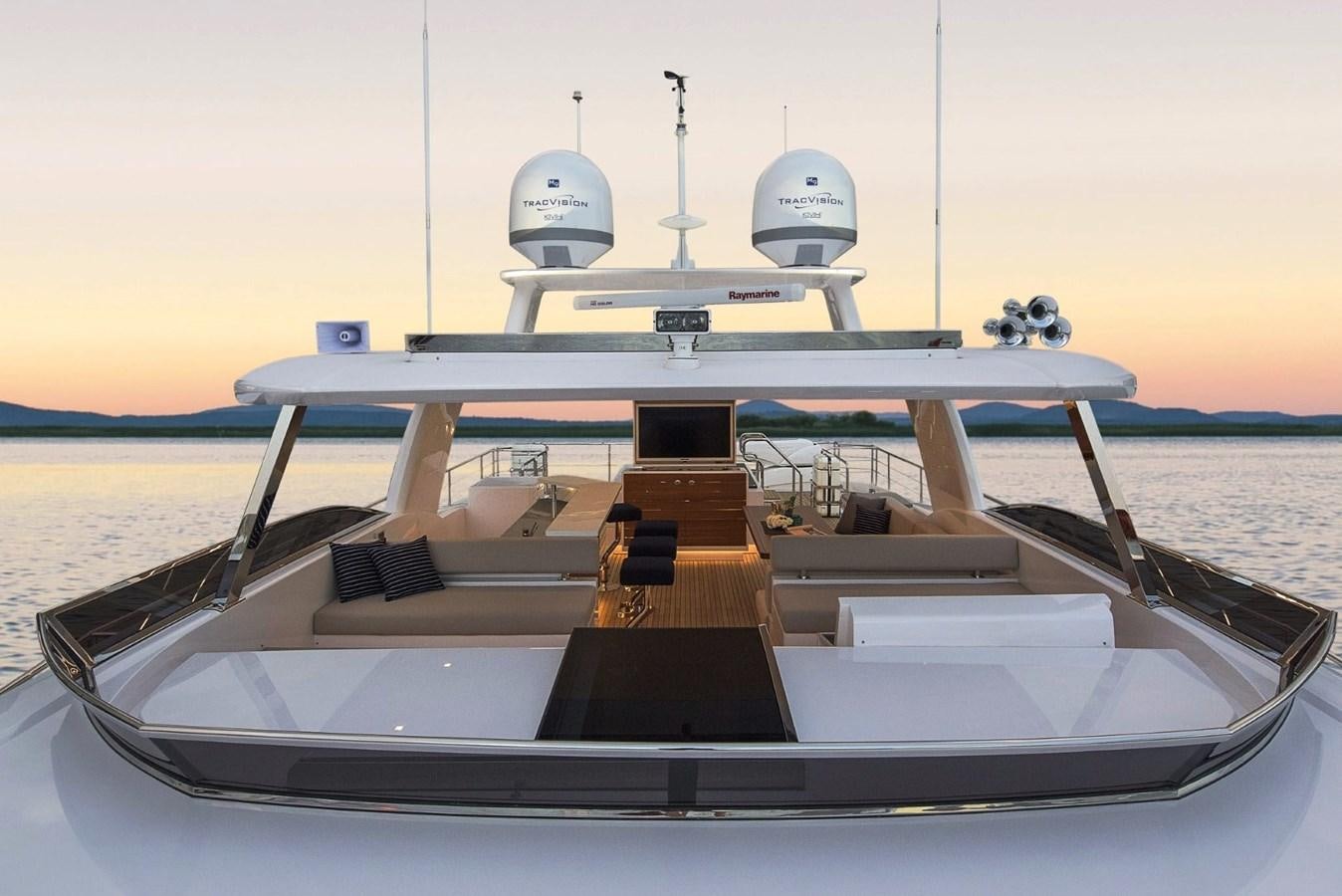 a boat on the water aboard HORIZON Yacht for Sale