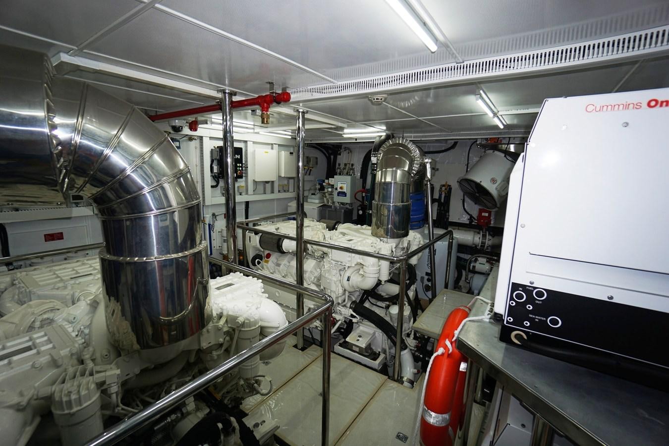 a large factory with machinery aboard HORIZON Yacht for Sale