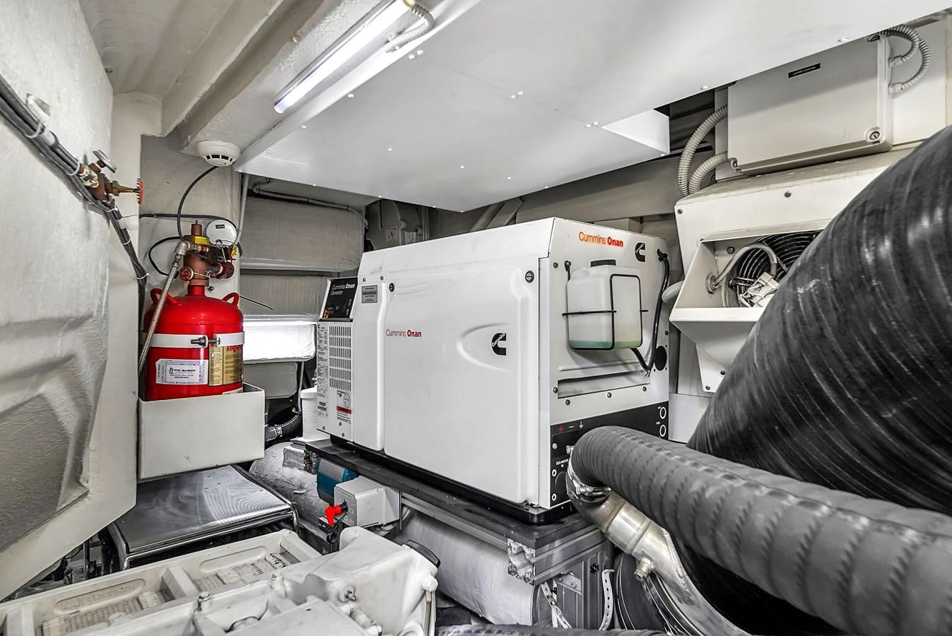 a person in a factory aboard RIVA 76' BAHAMAS Yacht for Sale