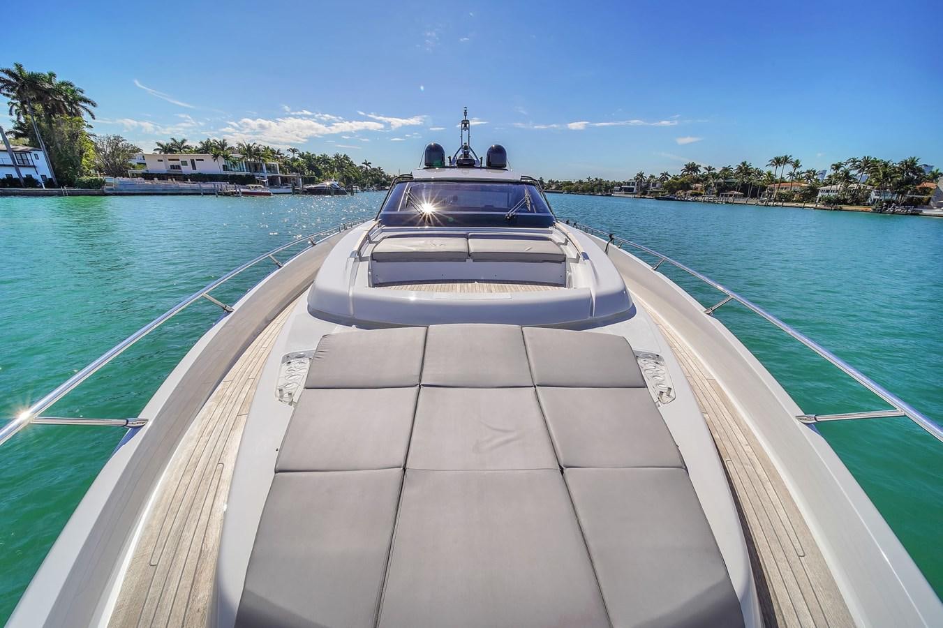 a boat on a body of water aboard RIVA 76' BAHAMAS Yacht for Sale