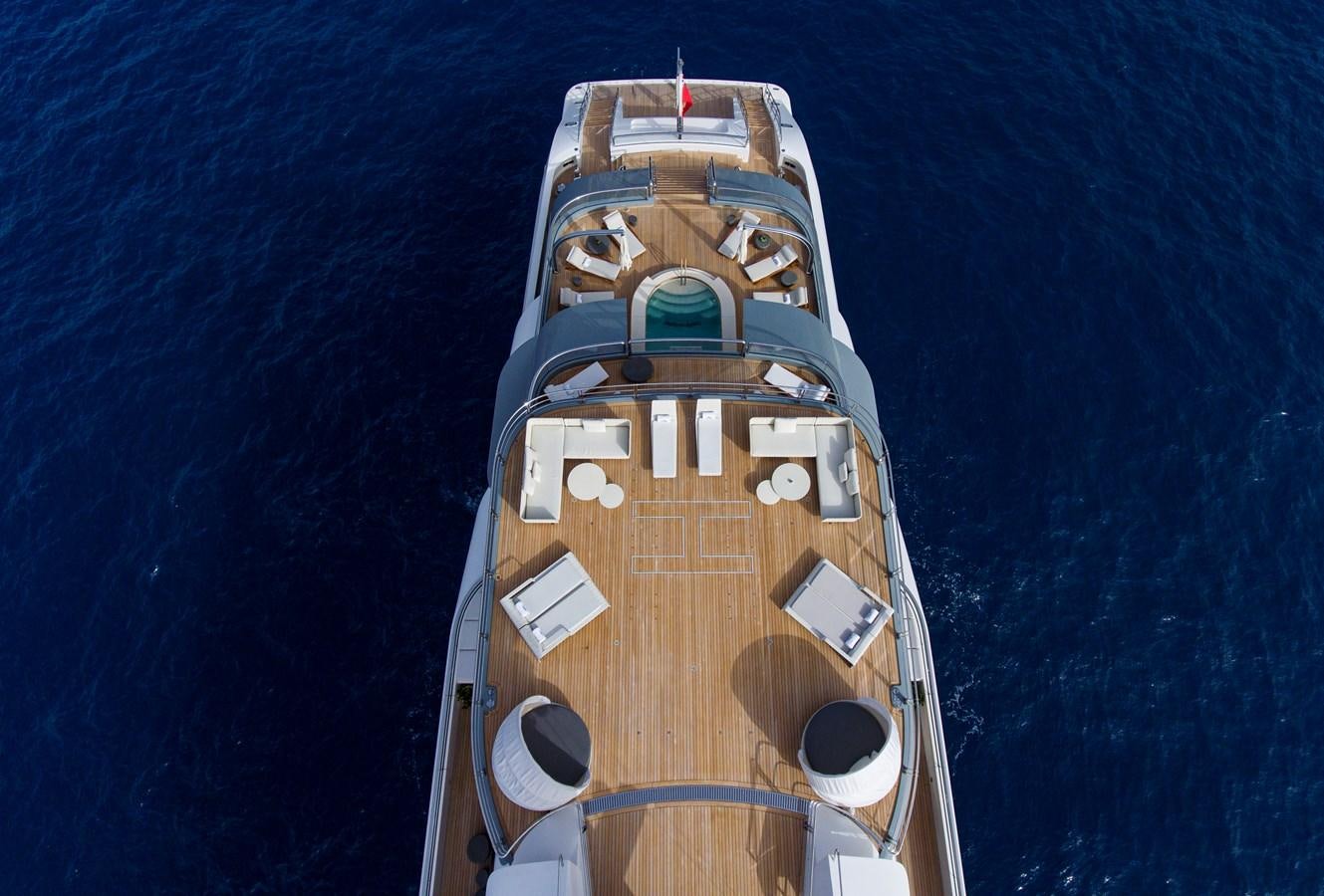 a tall ship in the water aboard LUNA Yacht for Sale