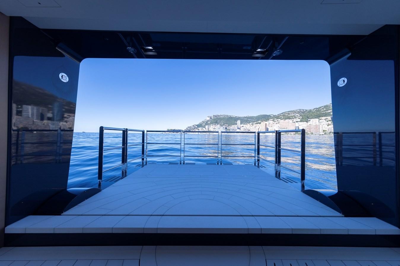 graphical user interface aboard LUNA Yacht for Sale