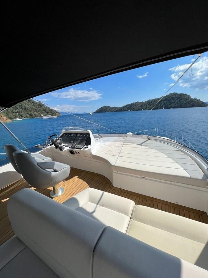 a boat on the water aboard SUNSEEKER 75 YACHT Yacht for Sale