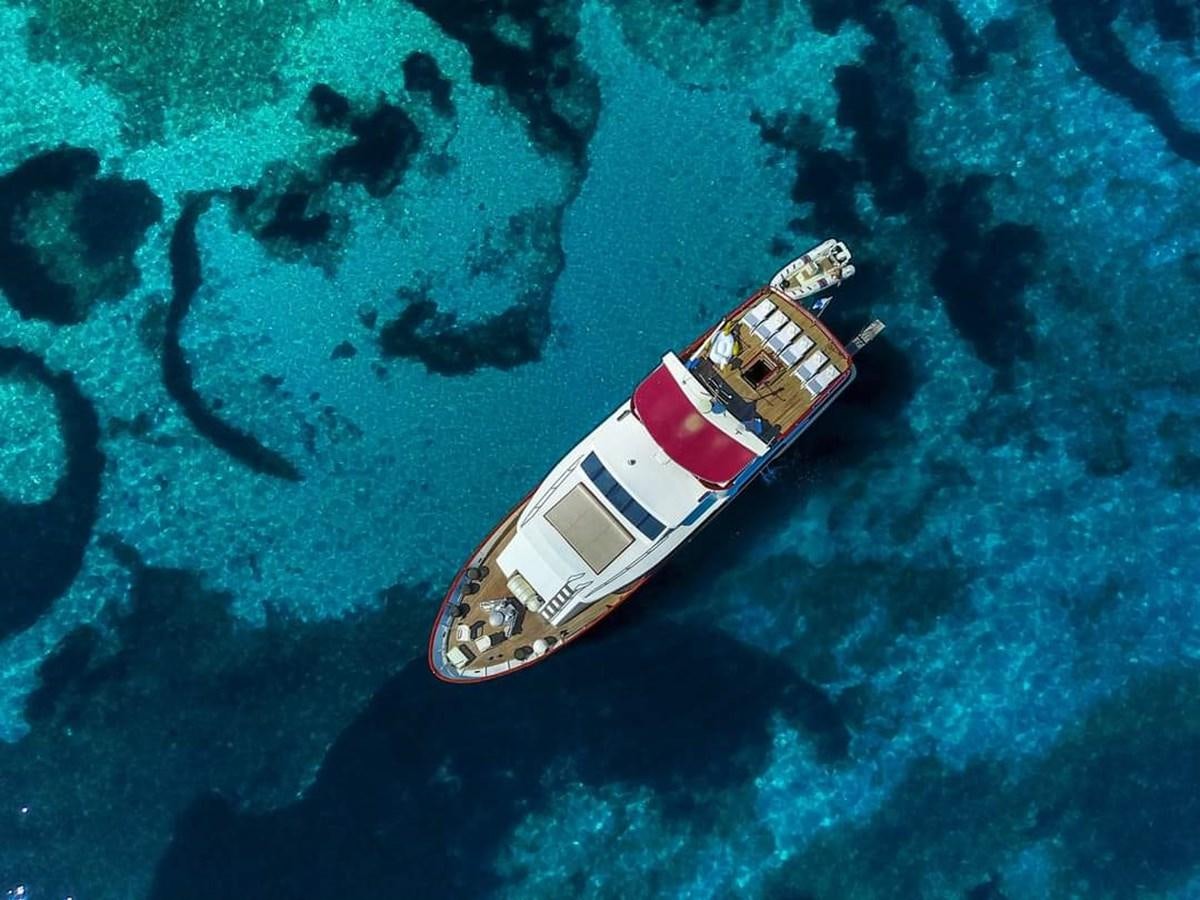 a boat in the water aboard KORAB Yacht for Sale