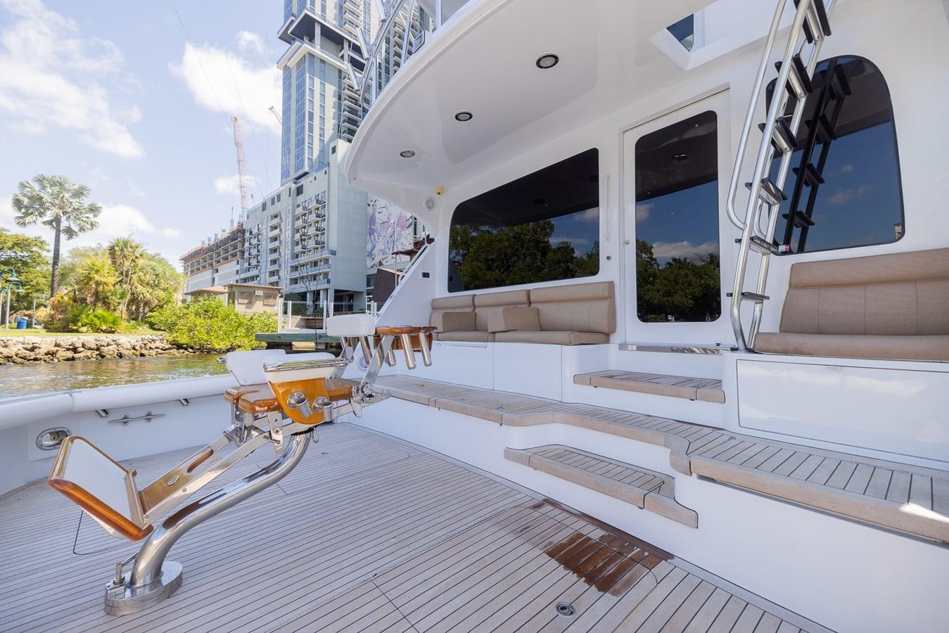 a boat on the water aboard TEMPTATION Yacht for Sale