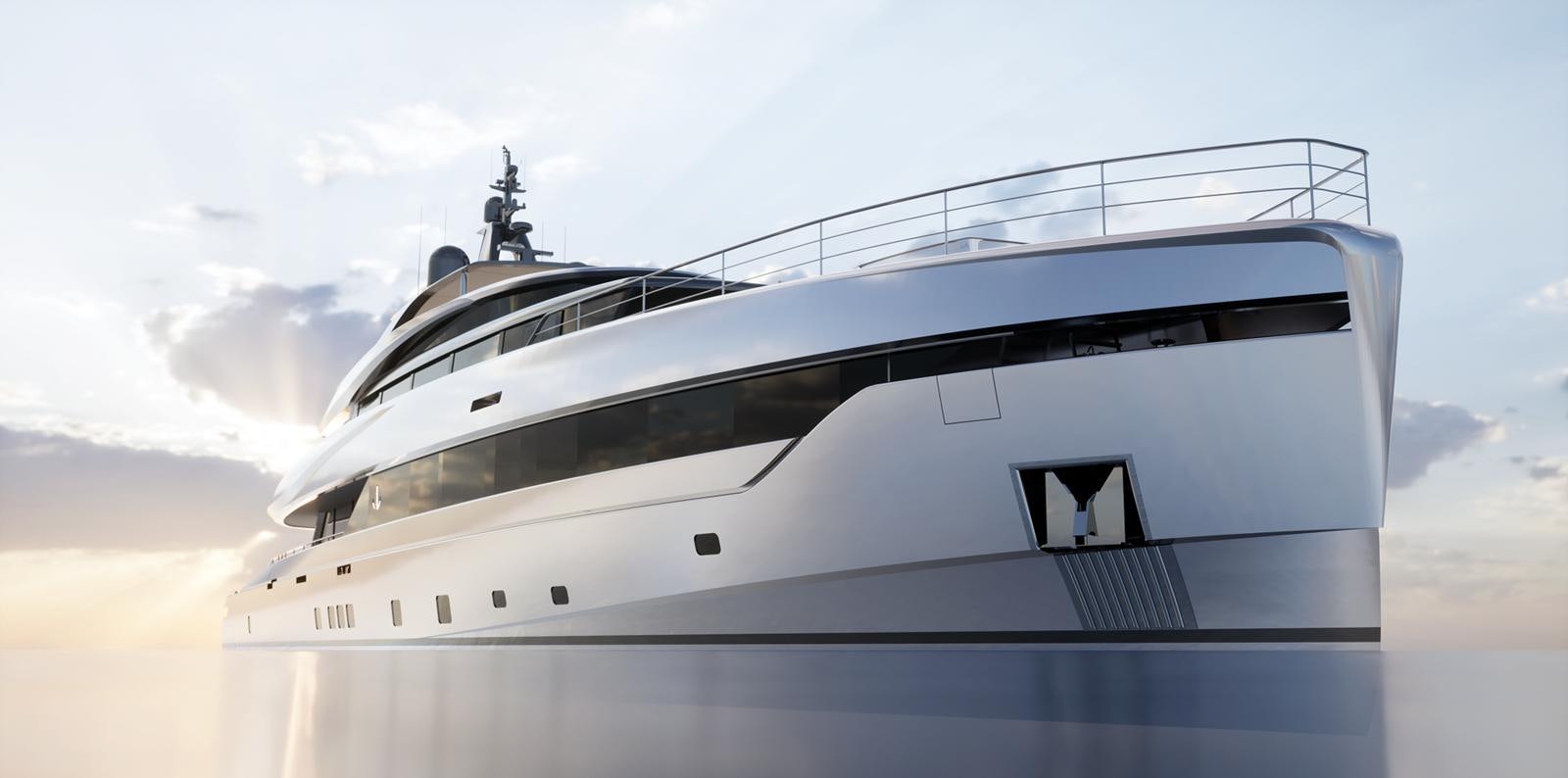 a white yacht in the water aboard NL45/01 Yacht for Sale