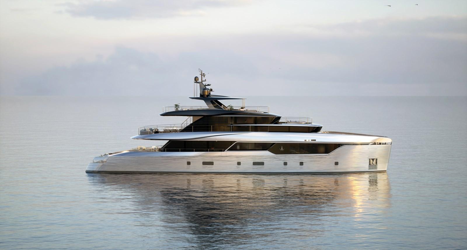 a large white boat on the water aboard NL37 Yacht for Sale