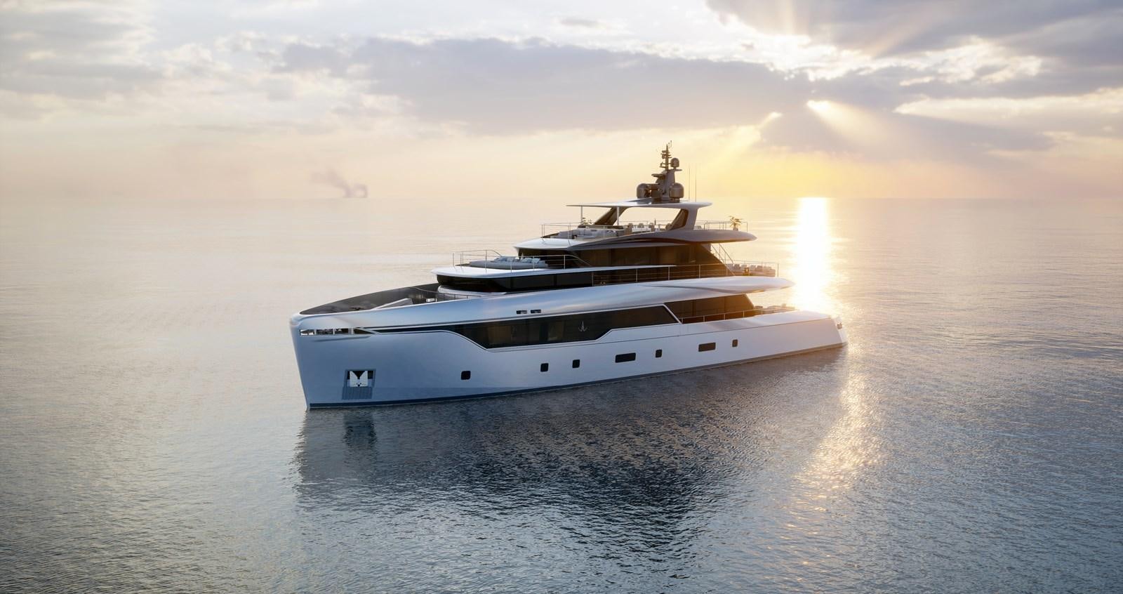 a white yacht in the water aboard NL37 Yacht for Sale