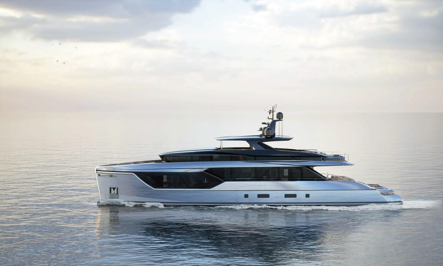 a white yacht in the water aboard NL30 Yacht for Sale